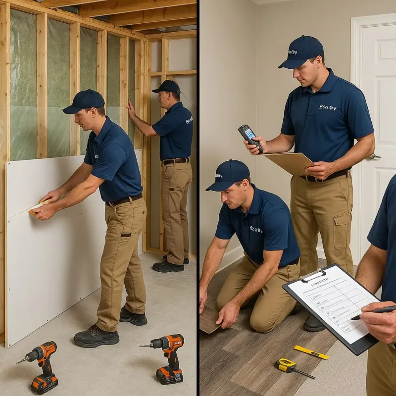 Repairs and Reconstruction process in Cumberland County, TN